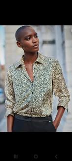Leuk leopard print blouse mt l Ladress la dress, Overige kleuren, Verzenden, Maat 42/44 (L), Zo goed als nieuw