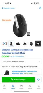 Bluebuilt Summus Ergonomische Draadloze Muis, Computers en Software, Muizen, Ophalen, Rechtshandig, Muis, Ergonomisch
