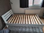 bed (120x200) - twijfelaar, Huis en Inrichting, Slaapkamer | Bedden, Ophalen, Gebruikt, Wit, Twijfelaar
