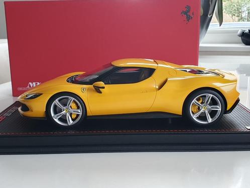 1:18 MR Models Ferrari 296 GTB Giallo Modena #29/99 BBR, Hobby en Vrije tijd, Modelauto's | 1:18, Zo goed als nieuw, Auto, Autoart