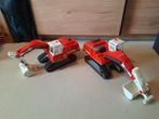2x playmobil graafmachine in nieuwstaat!, Ophalen of Verzenden, Zo goed als nieuw