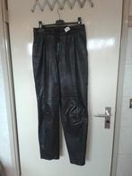43 Echte leren dames broek maat 38, Ophalen of Verzenden, Zo goed als nieuw, Maat 38/40 (M), Zwart
