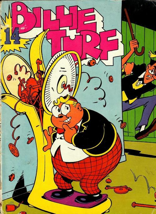 Billie Turf 8,14,15 - 3 grappige avonturen zeer goede staat, Boeken, Stripboeken, Zo goed als nieuw, Meerdere stripboeken, Ophalen of Verzenden