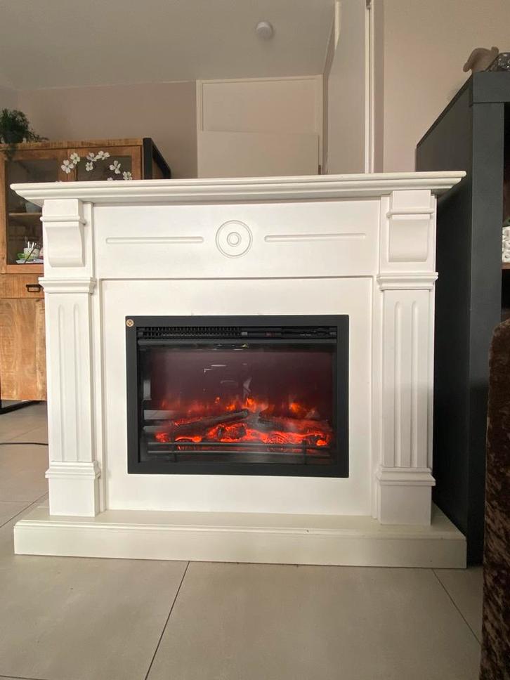 Elektrische open haard met afstandsbediening, Huis en Inrichting, Haarden, Gebruikt, Elektrische haard, Ophalen