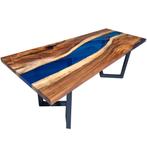 Moderne Epoxy Tafel - 200x80cm – Hout & Resin, Ophalen of Verzenden, Nieuw
