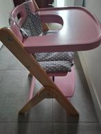 Houten roze Kinderstoeltje, Kinderen en Baby's, Ophalen of Verzenden, Zo goed als nieuw, Stoel(en)