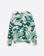Zara man camouflage sweater maat M katoen groen als nieuw., Kleding | Heren, Groen, Zara Man, Maat 48/50 (M), Ophalen of Verzenden