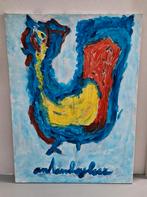 Anton Heyboer schilderij kip oervogel afmeting 80x110cm, Ophalen
