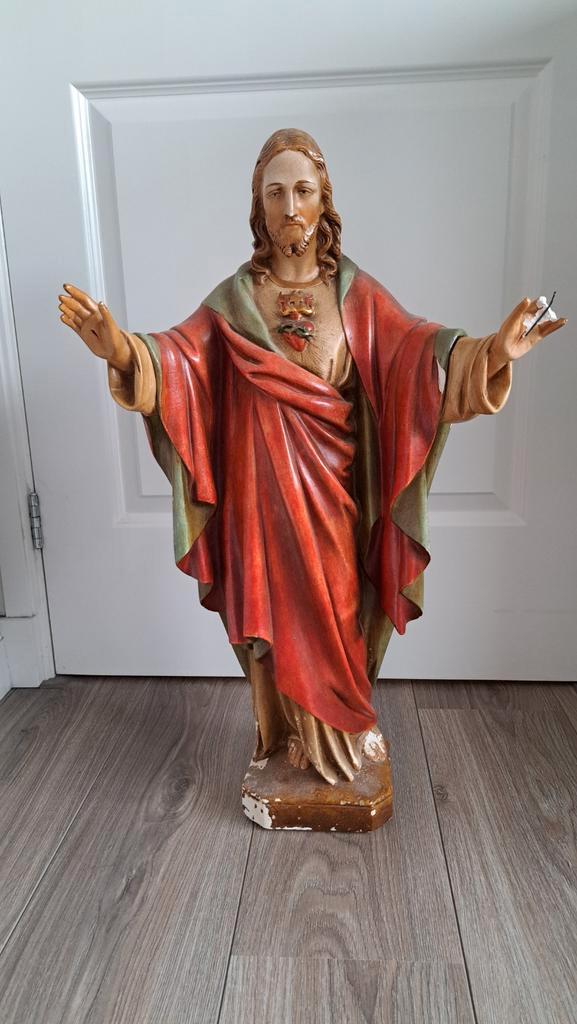 Antiek Jezusbeeld, Antiek en Kunst, Antiek | Religie, Ophalen of Verzenden