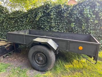 Aanhanger aanhangwagen enkelasser beschikbaar voor biedingen