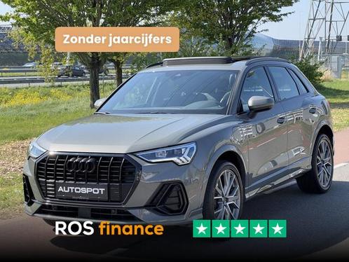 Audi Q3 45 TFSI e 245 Pk S-Line Black Ed. Pano Navi Trekhaak, Auto's, Audi, Bedrijf, Lease, Financial lease, Q3, ABS, Airbags