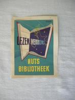 Ex libris Nuts Bibliotheek Ontwerp Koen van Os, Antiek en Kunst, Kunst | Etsen en Gravures, Verzenden