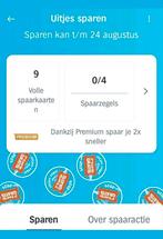 Albert Heijn uitjes spaarzegels, Ophalen of Verzenden, Winkel, Super of Benzinepomp, Volle spaarkaart