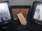 Drie Zwarte Fotolijsten 10x15cm van Easy Frame-Nieuw-Glas-, Ophalen of Verzenden, Nieuw