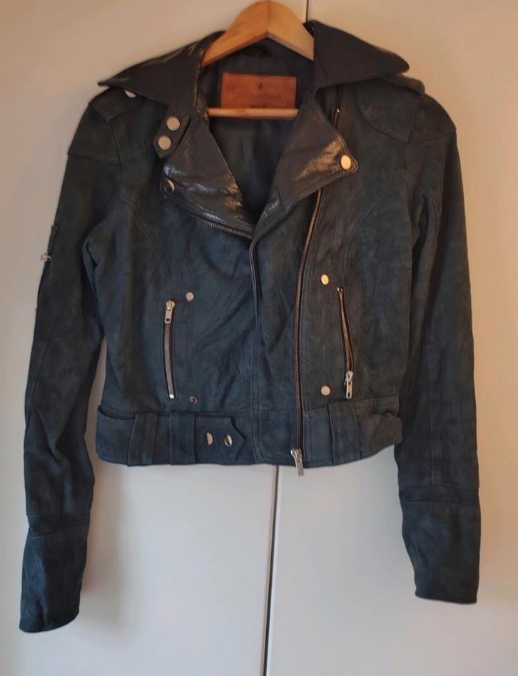 Goosecraft Biker 410 Leren Jas - Maat L, Kleding | Dames, Jassen | Zomer, Ophalen of Verzenden