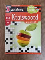 Sanders Kruiswoord Pocket - Puzzelboek, Hobby en Vrije tijd, Denksport en Puzzels, Ophalen of Verzenden, Zo goed als nieuw, Puzzelboek