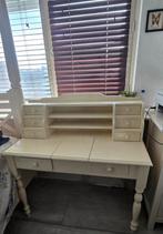 Kaptafel / Bureau met spiegel en opbergruimte, Ophalen, 100 tot 150 cm, Zo goed als nieuw, Hout