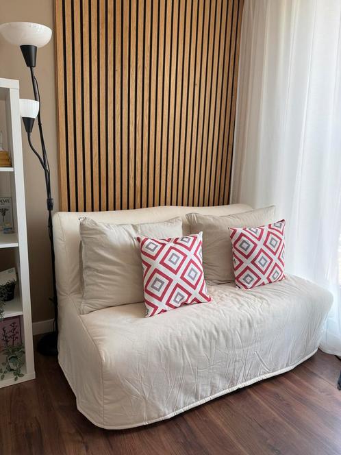 IKEA LYCKSELE HAVET 2-seat sofa-bed + COVER, Huis en Inrichting, Slaapkamer | Slaapbanken, Gebruikt, 140 cm, 190 cm of minder