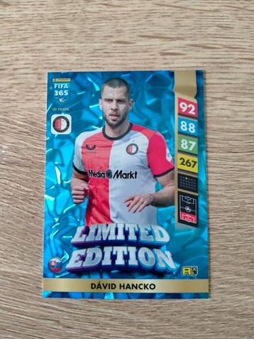 David Hancko Feyenoord limited edition fifa 365 2025 kaart beschikbaar voor biedingen