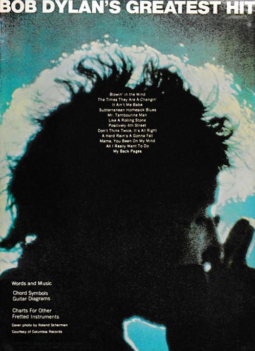 BOB DYLANS'S GREATEST HITS, Muziek en Instrumenten, Bladmuziek, Gebruikt, Artiest of Componist, Populair, Ophalen of Verzenden