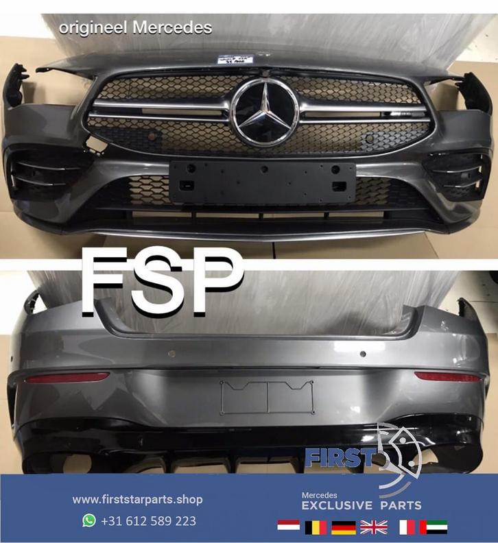 W118 CLA 35 AMG BUMPER PAKKET CLA35 VOORBUMPER ACHTERBUMPER, Auto-onderdelen, Carrosserie en Plaatwerk, Bumper, Mercedes-Benz