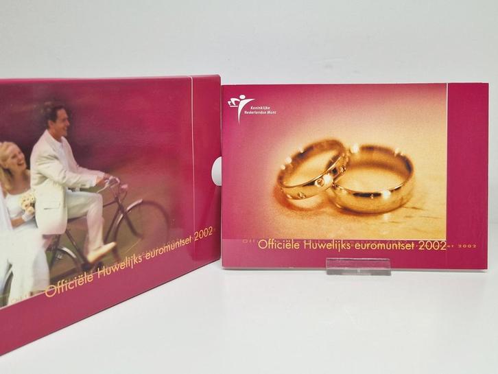 Officiële huwelijks euro muntset 2002, BU., Postzegels en Munten, Munten | Nederland, Setje, Euro's, Koningin Beatrix, Ophalen of Verzenden