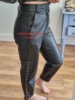 Nikkie leather vegan broek 32, Lang, Maat 34 (XS) of kleiner, Nikkie, Ophalen of Verzenden