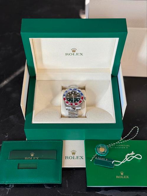 Rolex GMT-Master II Pepsi, Sieraden, Tassen en Uiterlijk, Horloges | Heren, Nieuw, Polshorloge, Rolex, Staal, Staal, Ophalen of Verzenden