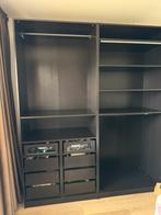 Ikea pax kast zwart bruin, Ophalen, 100 tot 150 cm, 200 cm of meer, Zo goed als nieuw