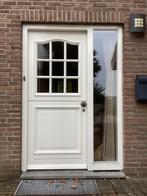 Houten voordeur met slot en sleutels, Doe-het-zelf en Verbouw, Deuren en Horren, Ophalen, Gebruikt, 80 tot 100 cm, Buitendeur
