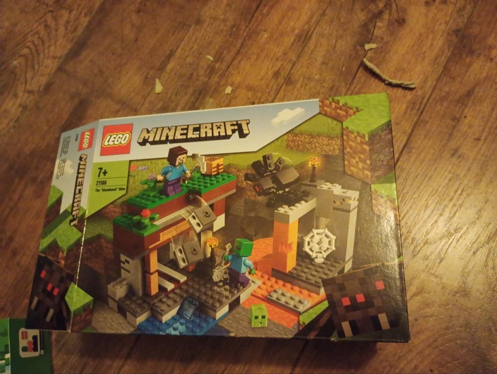 Minecraft lego 21166 abandoned mine, Ophalen of Verzenden, Zo goed als nieuw, Complete set, Lego