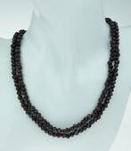 Granaat antieke ketting fraai 14k gouden slot dames vintage, Sieraden, Tassen en Uiterlijk, Antieke sieraden, Verzenden, Goud