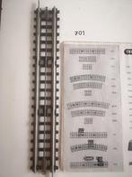 TRIX-EXPRESS 3 rail systeem rail per stuk €0.10, Hobby en Vrije tijd, Modeltreinen | H0, Gebruikt, Gelijkstroom, Trix, Rails