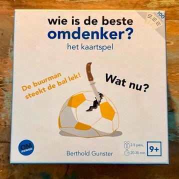 Wie is de Beste Omdenker? Kaartspel beschikbaar voor biedingen