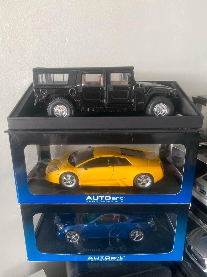 Lamborgini Murcialogo Toyota GT86 Hummer H1 AutoArt Exoto., Hobby en Vrije tijd, Modelauto's | 1:18, Nieuw, Auto, Autoart, Ophalen of Verzenden
