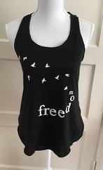 Leuke tanktop met witte print, merk Ekeko, maat S., Ekeko, Zwart, Ophalen of Verzenden, Zo goed als nieuw