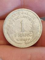 Frankrijk, 1 franc 1944 (18), Postzegels en Munten, Munten | Europa | Niet-Euromunten, Frankrijk, Ophalen of Verzenden