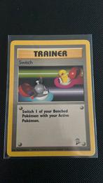 Pokémon Switch trainer 123/130 Base Set 2, Hobby en Vrije tijd, Verzamelkaartspellen | Pokémon, Ophalen of Verzenden, Zo goed als nieuw