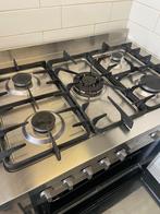 Solitaire RVS gasfornuis 90 cm 5-pitter, Witgoed en Apparatuur, Fornuizen, Ophalen, Gebruikt, Hete lucht, 60 cm of meer