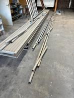 3 Aluminium loopbruggen 6 en 7 mtr lang incl leuning, Doe-het-zelf en Verbouw, Steigers, Ophalen, Overige typen, Zo goed als nieuw