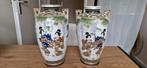 2 antieke handgemaakte japanse vazen, Ophalen of Verzenden