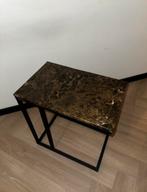 Richmond bijzettafel marmer, Huis en Inrichting, Tafels | Bijzettafels, Ophalen of Verzenden, Zo goed als nieuw, Rond, Minder dan 55 cm