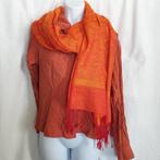 Hele mooie oranje sjaal 70x175 cm, ., Ophalen of Verzenden, Zo goed als nieuw, .