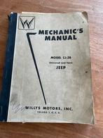 CJ 3B Jeep, mechanic manual, Auto diversen, Handleidingen en Instructieboekjes, Ophalen of Verzenden