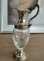 Antieke karaf, verzilverd, distilleerderij Buton Milaan, G., Antiek en Kunst, Ophalen of Verzenden
