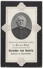 Pastoor Gerardus van Haaren 1838 Veghel + 1914 Baardwijk, Verzenden, Bidprentje