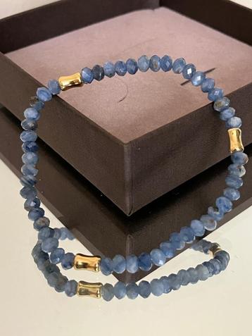Edelsteen armband met kyaniet beschikbaar voor biedingen