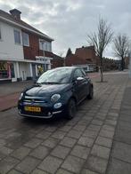 Fiat 500 Twinair Turbo 80pk 2018 Blauw, Voorwielaandrijving, 905 kg, Origineel Nederlands, Handgeschakeld
