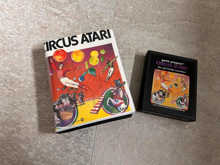 Atari 2600 spel Circus Atari, Spelcomputers en Games, Games | Atari, Gebruikt, Atari 2600, Strategie en Constructie, 1 speler