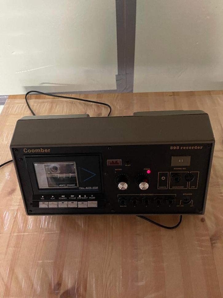 Te koop Coomber 393 recorder, Audio, Tv en Foto, Cassettedecks, Enkel, Overige merken, Tape counter, Ophalen of Verzenden